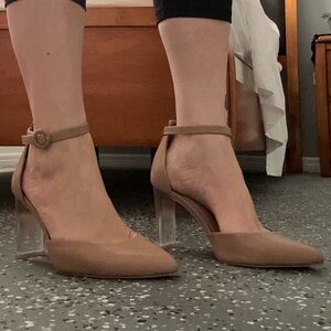 Lucite Closed Toe Heel